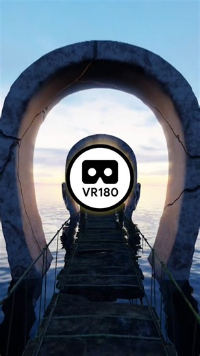 VR Meditation on the infinite bridge. (Full VR180 video on related)