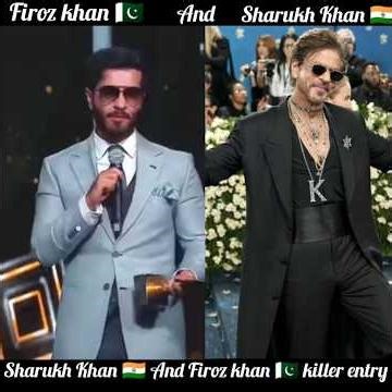 Sharukh Khan 🇮🇳 vs Firoz Khan 🇵🇰 | Killer Entry | King Attitude vs Fearless Power#shortsfeed #viral