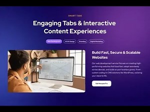 How to Add the Smart Tabs in Elementor