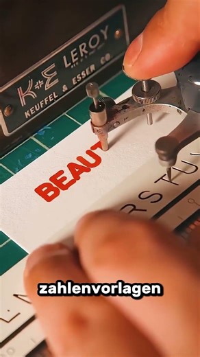 Die erste Methode zum maschinellen Tippen und Drucken!