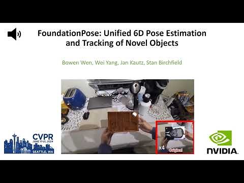 [CVPR 2024 highlight] FoundationPose: Unified 6D Pose Estimation and Tracking of Novel Objects