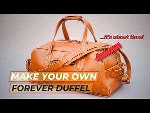 Making a Leather Weekender Bag | Full Build-Along + PDF Pattern