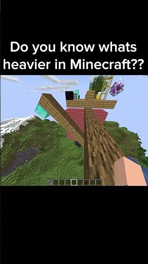 What's the heaviest block in Minecraft?