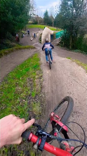 Following Jess though one of her favourite Bikepark lines
