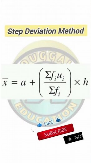 "Mean Formula Super Trick 🤯 | Step Deviation Method | Class 10 Maths Board Exam 2025 🚀"