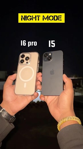 iPhone 15 vs iPhone 16 pro night camera test 🔥