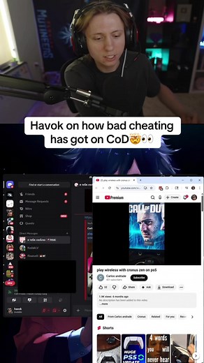 Havok on how bad cheating has got on CoD 🤯👀 #codclips #fyp #Havok #ColtHavok #B06