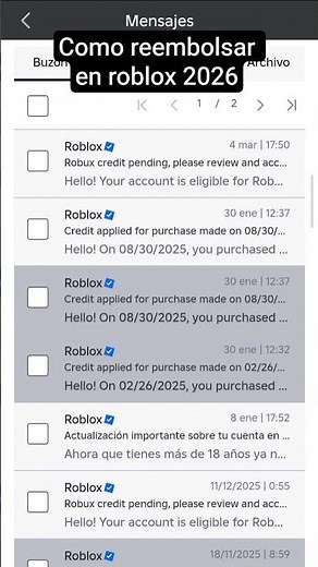 como reembolsar en roblox en pleno 2026 #rembolso #roblox #2026
