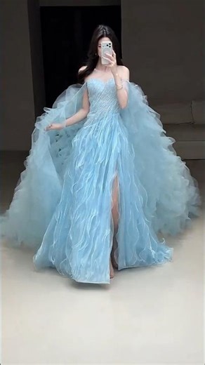 Dreamyyy blue outfits 💭🌷 #dreamylook #shorts