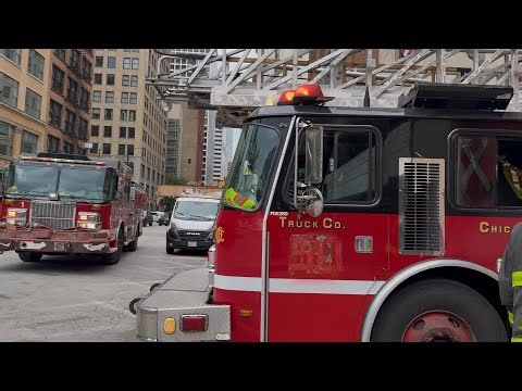 chicago fire department Engine 1 4-5-1 Battalion 4 responding