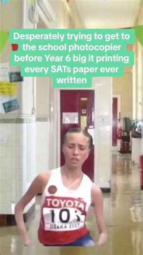 Trying to get to the photocopier before year 6