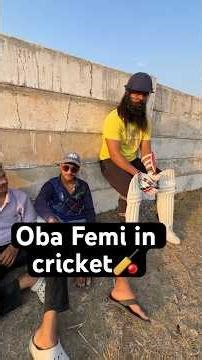 Oba Femi vs Gully Cricket🏏 #rockyraja9191 #obafemi #wwe