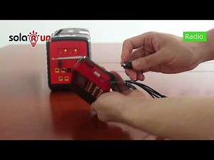 Solar Run Apollo Home Lighting System with Mobile Charging & Home Appliances