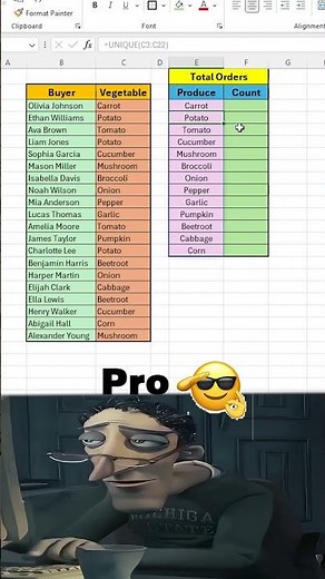 Count Unique Values in Excel Like a Pro | 1 Formula for Beginners! 🔥 ✅ #ExcelTips