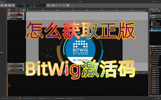 怎么获取正版BitWig激活码！