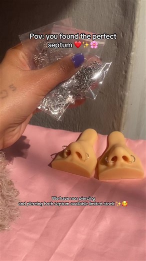 Stylish Septum Rings and Nose Rings Available!