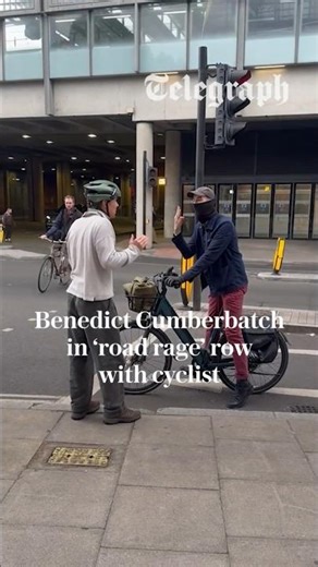 Benedict Cumberbatch in ‘road rage’ row with cyclist