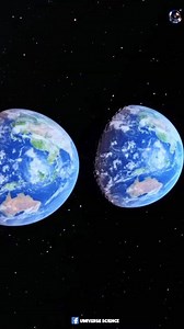 Two Earth's Colliding🌎😨 #UniverseScience | Universe Science
