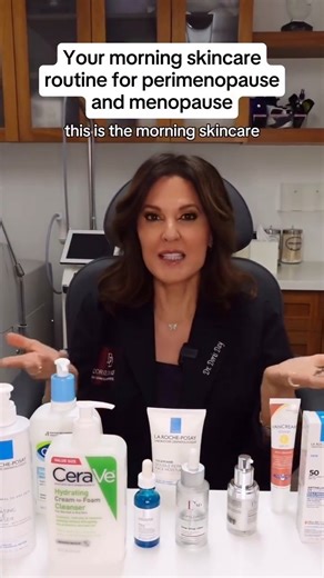 125K views · 876 reactions | Our skincare routine especially during menopause doesn’t need to be complicated. These are four simple steps (plus an eye cream) that I always recommend to my patients. It’s straightforward, hydrating, and exactly what our skin needs as it gets drier during perimenopause. | Dr Doris Day | Facebook