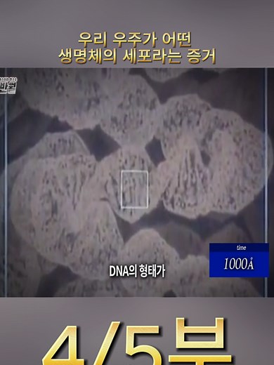 우리 우주가 생명체의 세포라는 증거