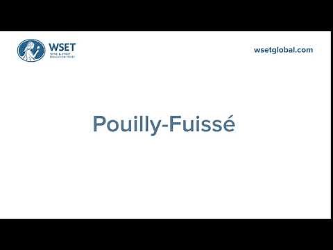 How to say it: Pouilly Fuissé