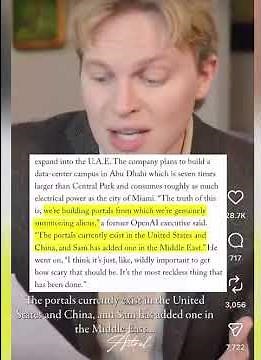 Ronan Farrow on Sam Altman building portals & summoning aliens