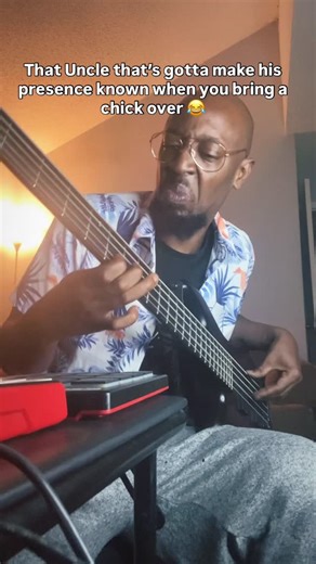 ItZUncleAl on Instagram: "Nah Unk acting up for nephew hoes is WILD 😂😂😂 #UncleAl #Nepheeew #comedyreels #funnyreels #bassist #musicianhumor #dailylaughs"