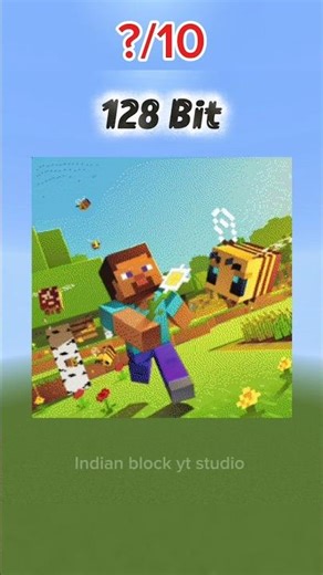 1–128 Bit Minecraft Pixel Art 1🔥#LogoDesign #GamingLogo #Shorts #LogoEditing #viral