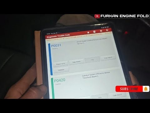 Maruti Petrol Car P0031 & P0420 Error | Oxygen Sensor Heater Low | Full Diagnosis