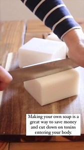 7.5K views · 79 reactions | Making homemade soap is simple and fun! Once you learn how to make soap, you can start making your own products at home. There are many different ways to make soap, and can be simple! Head over to my blog Our Oily House for more recipes.#homemadesoap #soapcutting #makingsoap #naturalsoapmaking | Our Oily House | Facebook