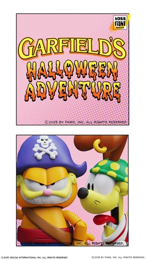 2.3K views · 42 reactions |  HAPPY HALLOWEEN ADVENTURE!!  On this day in 1985, Garfield's Halloween Adventure, premiered on U.S. television! As a reminder we have our very own 2-pack commemorating that event still up for pre-order so make sure you get yours in this Spooky Season!! https://tinyurl.com/3pn2bbvw | Boss Fight Studio | Facebook
