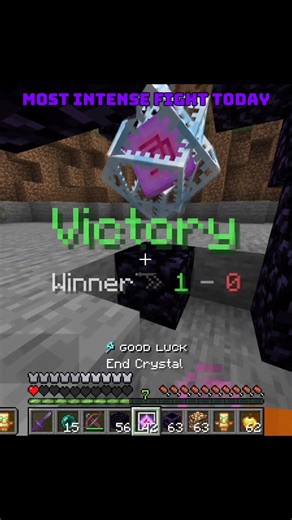 Minecraft CPvP is actually terrifying 💀 #minecraft