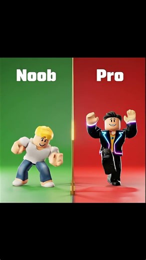 How dancing Noob vs Pro in Roblox #edit #roblox