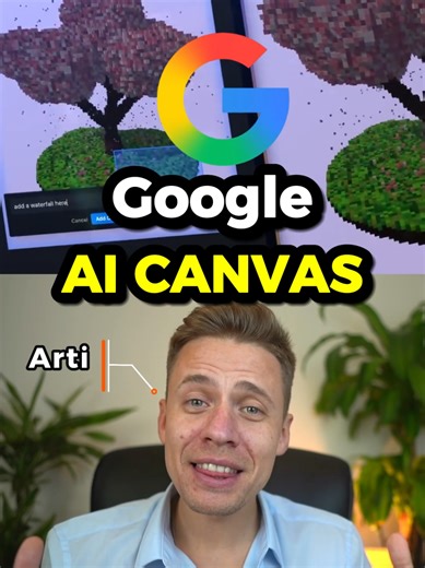 Google no para de sorprender con sus herramientas Gratis. Y casi nadie lo conoce. Con Canvas dejas de copiar texto del chat a Word. El documento se genera directamente en un panel editable. Cambias párrafos sueltos sin tocar el resto. Exportas a Google Docs en un clic. Propuestas, emails de ventas, SOPs, informes. Todo en menos de 15 minutos. Escríbeme GOOGLE en comentarios y te paso la lista completa y la guía con los prompts listos. 👇 #GeminiCanvas #GoogleAI #InteligenciaArtificial #Herramien