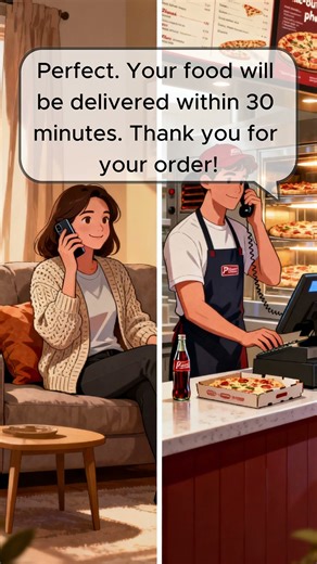📞🍕 Ordering Pizza by Phone — English for Daily Life #learnenglish