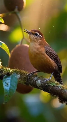 Legendary Uirapuru Singing on a Rare Cupuaçu Tree | Magical Amazon Bird #birds #birdsong #birdsounds