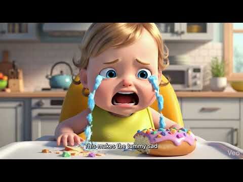 Understanding Baby Abdominal Pain from Unhealthy Food (3D Realistic Guide)