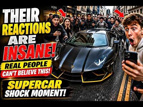 People Go CRAZY Seeing Supercars 😱 Insane Public Reactions You Won’t Believe!