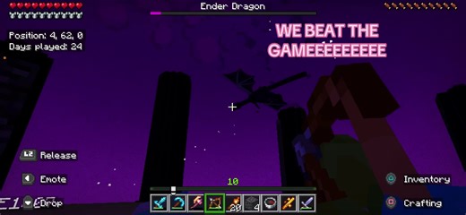 So tuff elli #fypシ #minecraft #crush #enderdragon #game | Minecraft Game