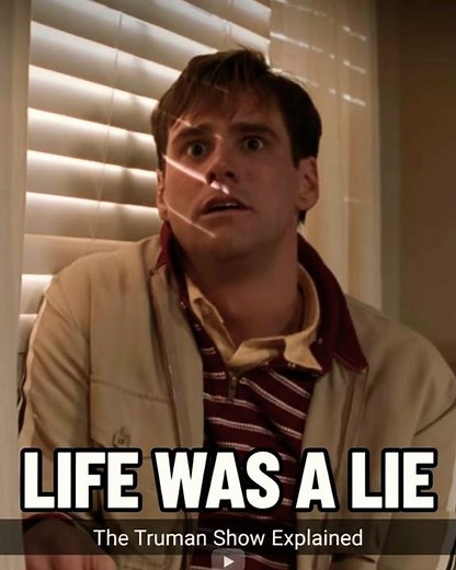 His Whole Life Was a Lie ? 😱 | #Truman Show #Shorts
