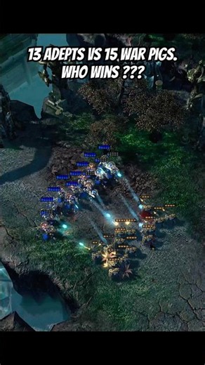 13 Adepts vs 15 War Pigs | SC2.BattleRumBle #sc2 #rts #starcraft2 #스타크래프트2 #UnitBattle