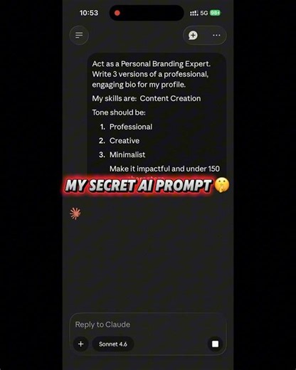 STOP Using Boring Bios! 🛑 Use this AI Hack (Works in 5s)