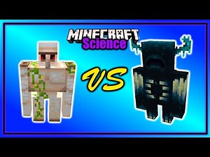 Ultimate Battle! Warden vs Iron Golem! | Minecraft Science