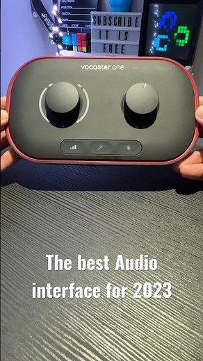 Vocaster One the best Audio interface for 2023