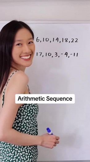 Arithmetic Sequence #mathwithjanine #math #maths #edutok #learnontiktok