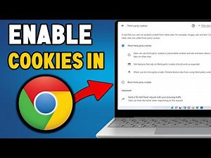 How to enable cookies in google chrome