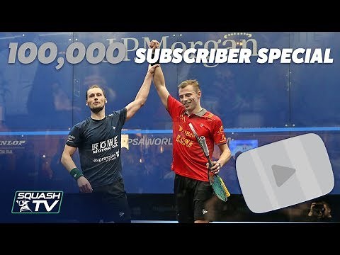 Squash: 100k Subscriber Special - Matthew v Gaultier ToC 2018 Full Match
