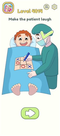 Dop 2 (Delete One Part) Level - 4014 Make the patient laugh #shorts #shortsfeed #viralshorts