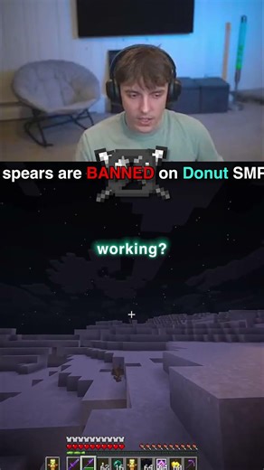 Spears are disabled on Donut SMP