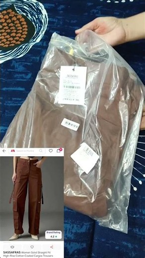 Unboxing cargo by Sassafras #sassafras#myntra
